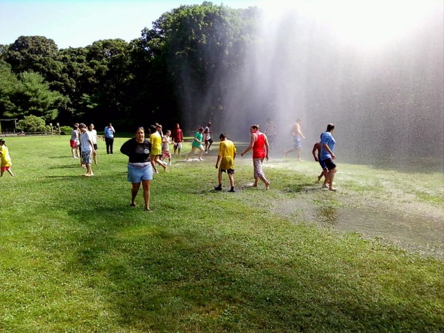 Center Moriches FD Visits Camp Paquatuck - Summer 2009