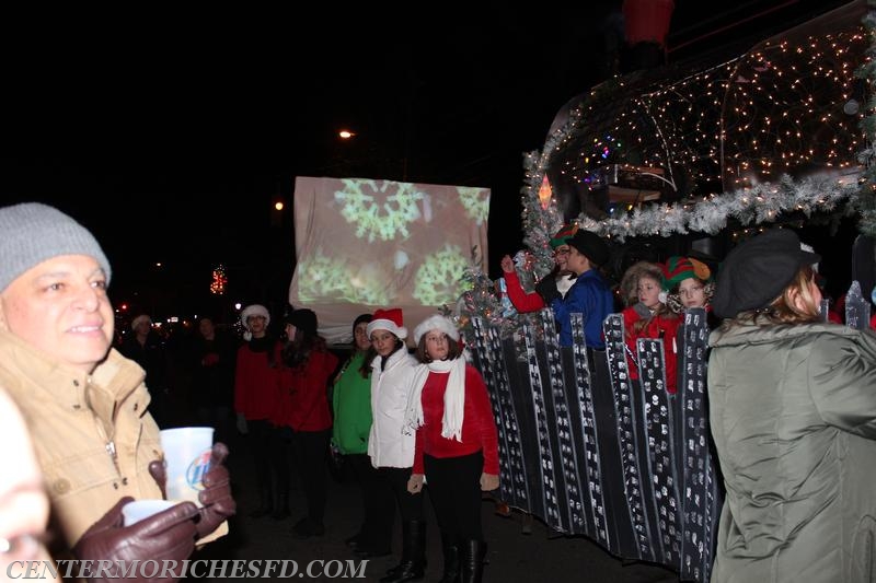 Holiday Parade Lights Up Main Street Center Moriches Fire Department
