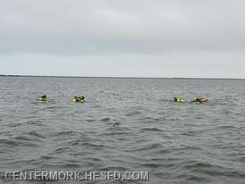 Rescue Swimmers Take to the Waters of Moriches Bay During Joint Training Exercise